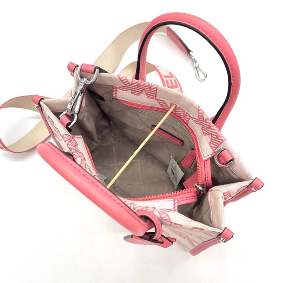 Michael Kors Mirella Small Shopper Top Zip Satchel Xbody Bag - Picture 6 of 9